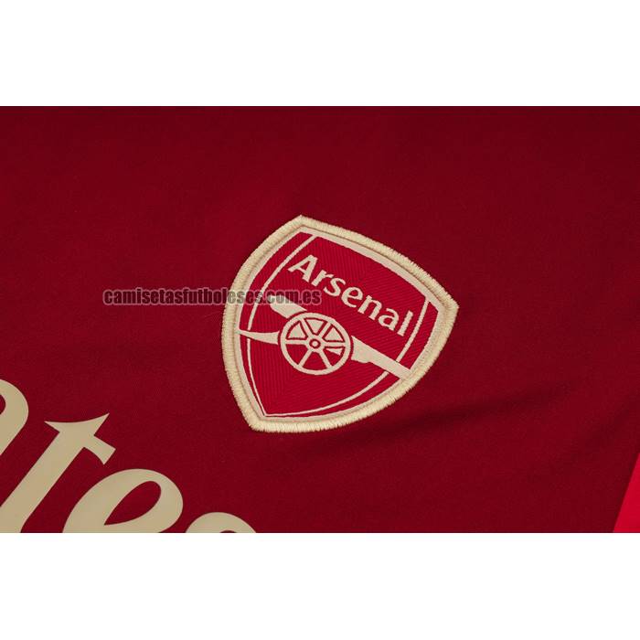 Chandal del Arsenal Manga Corta 2023 2024 Rojo - Pantalon Corto